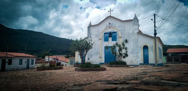 Krásný Malý Kostel Mucuge Bahia Brazílie — Stock fotografie