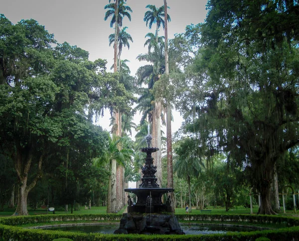 Bela Fonte Jardim Botânico Rio Janeiro Brasil — Fotografia de Stock