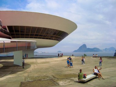 Niteroi, Rio de Janeiro Brezilya 'daki güzel Mac Müzesi