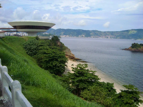 Niteroi Deki Güzel Sanat Müzesi Rio Janeiro Brezilya — Stok fotoğraf