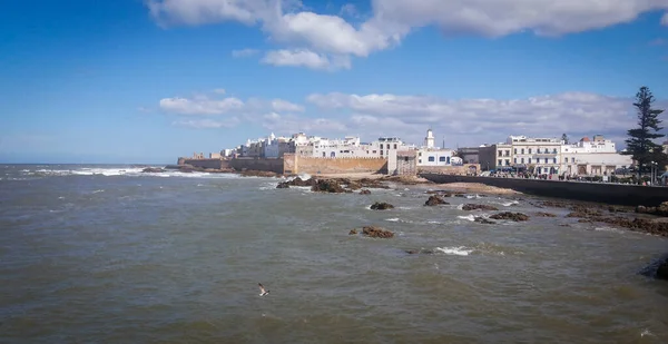 Essaouira Fas Eski Bir Şehir Deniz Manzarası — Stok fotoğraf