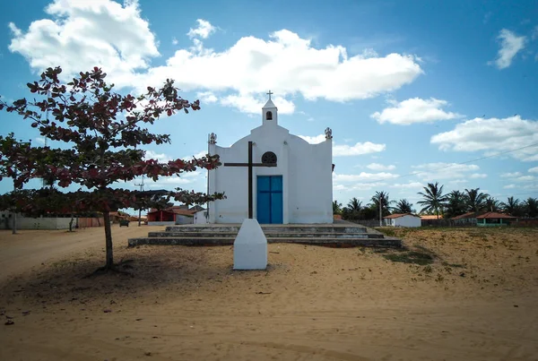 Malý Katolický Kostel Ceara Brazílie — Stock fotografie