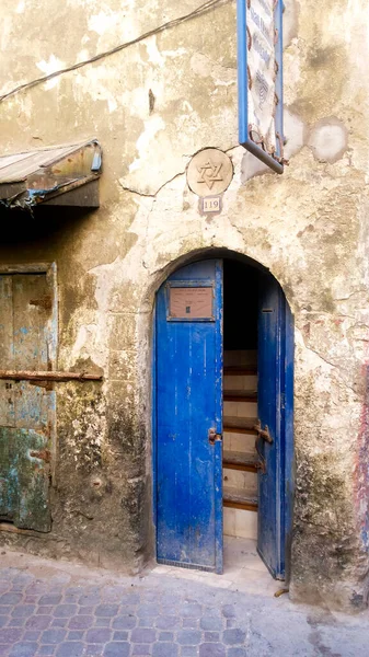 Old Entrance Door Medina Essaouira Morocco Summer Day — Stock Photo, Image