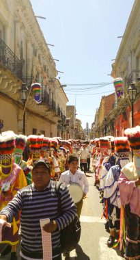 Bolivya 'nın Tarija kentinin sokaklarında 