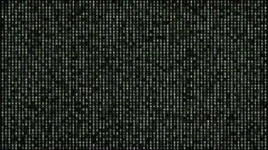 Sayıların Matrix 'inden oluşan arkaplan