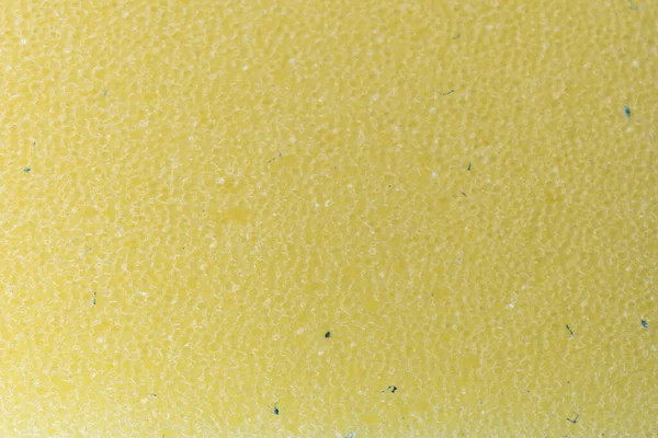 Żółta Konsystencja Gąbki Zamknij Żółtą Konsystencję Tło — Zdjęcie stockowe
