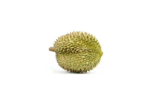 Beyaz arka planda yalıtılmış Durian meyvesi, Tayland 'ın güneydoğusunda meyve kralı güçlü bir koku..