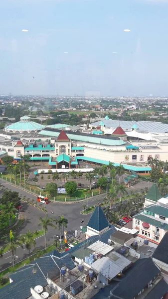 Puri Indah Jakarta Indonesien December 2018 Utsikten Från Toppen Byggnaden — Stockfoto