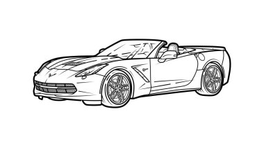 Roadster Modern Chevy Corvette