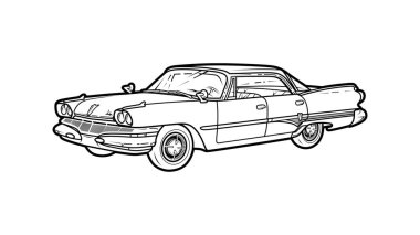 Klasik Vintage Dart Car.