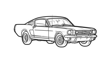 65 Mustang Kas Arabası