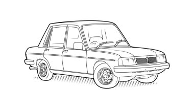 Trevi Sedan Çizgi Film Rengi