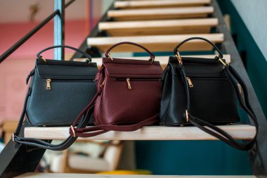 çantalar, çantalar, çeşitli tasarım çantaları, kadınlar için farklı tarzlar.