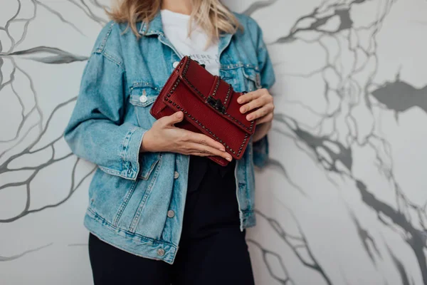 Sacos Bolsas Mochilas Vários Desenhos Estilos Diferentes Para Mulheres — Fotografia de Stock