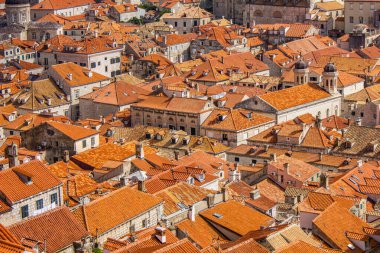 Bir Yaz Günü Dubrovnik Çatıları Manzarası
