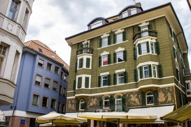 Bolzano, İtalya 'nın Renkli Binaları