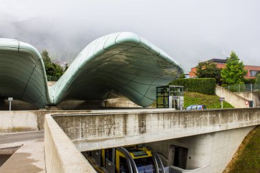 Innsbruck, Avusturya 'da Hungerburg Füniküler