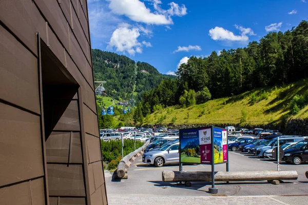 Seilbahn Von Der Seiser Alm Nach Compaccio Italien — Stockfoto