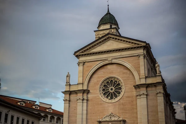 Kilátás Santa Maria Maggiore Templom Trento — Stock Fotó