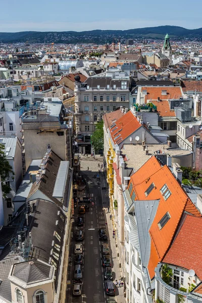 Wenen Oostenrijk Juni 2019 Panoramisch Uitzicht Wenen Een Zonnige Dag — Stockfoto