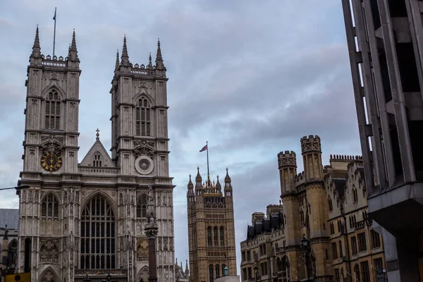 Widok Opactwo Westminster Bramę Dziekana Westminster — Zdjęcie stockowe