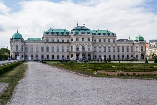 비엔나 오스트리아 2018 Summer Day Upper Belvedere Palace Garden — 스톡 사진
