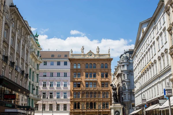 Vienna Austria June 2018 Traditional Old Buildings Graben Street Vienna — Stock Photo, Image