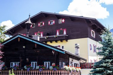 Zell am Chalet Manzarası Avusturya