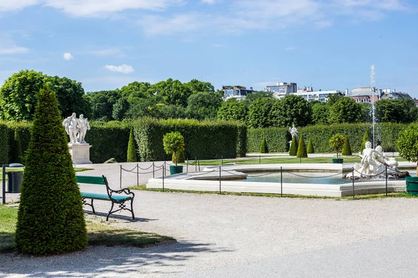 Ogród Belwederski Wiedeń Austria — Zdjęcie stockowe