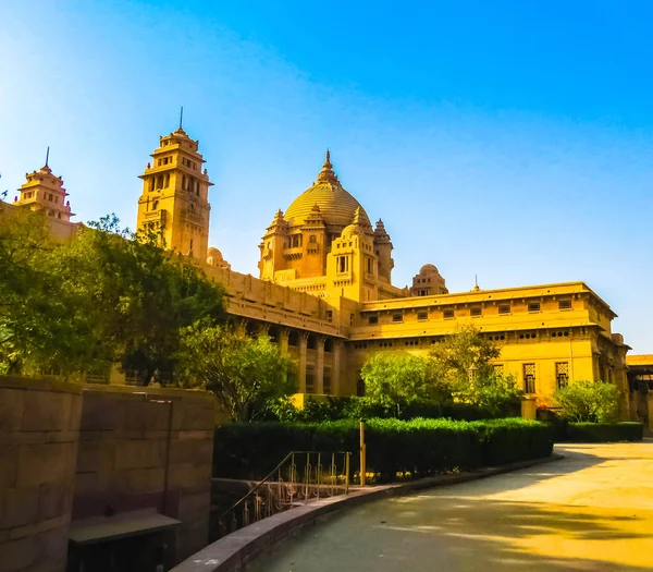 Το διάσημο Umaid Bhawan Palace Jodhpur, Ρατζαστάν, Ινδία — Φωτογραφία Αρχείου