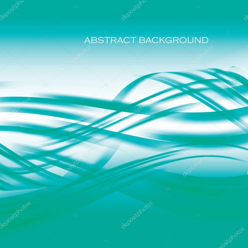 Abstract waves background