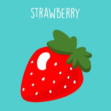 Çilek muz smoothie tarifi vektör