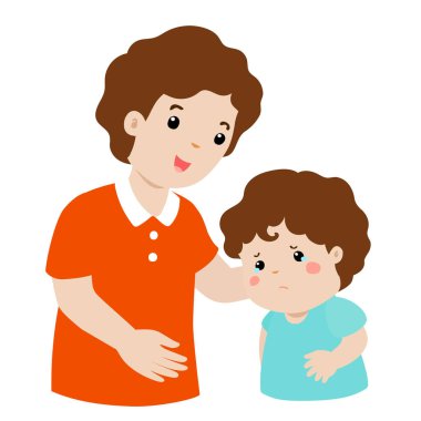Ağlayan oğlu vecto babasının yatıştırır