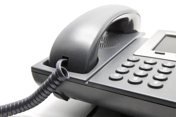 IP Phone, Close-up of the keypad and receiver Stock Image