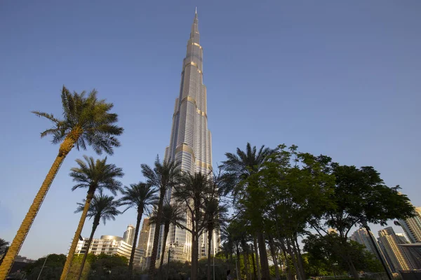 Burj Khalifa w Dubaju, Zjednoczone Emiraty Arabskie — Zdjęcie stockowe