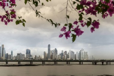 Paseo Esteban Huertas 'tan Panama City Skyline.