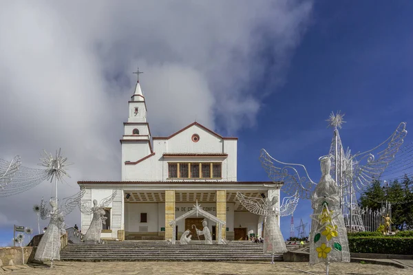 Bogota Colômbia Dezembro 2019 Mosteiro Montserrate Durante Natal — Fotografia de Stock