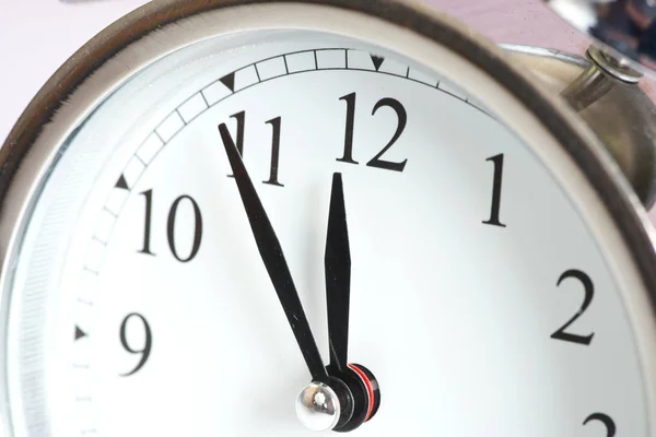 Close Isolated Alarm Clock — Stock Photo, Image