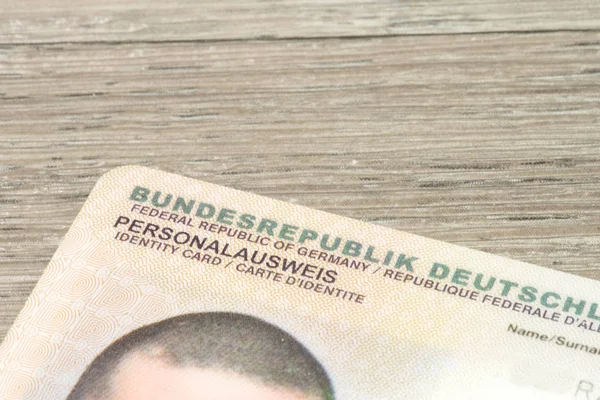 Documento Identidad Alemán — Foto de Stock