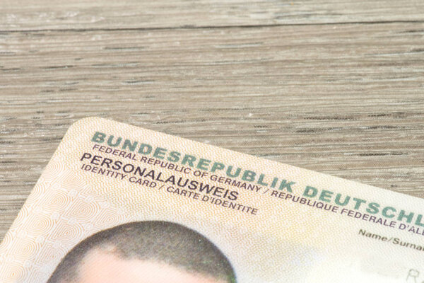 A German identity card