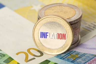 Fransa 'da avro banknotları, madeni paralar ve enflasyon