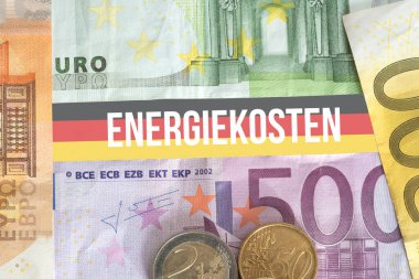 Almanya 'da avro banknotları ve enerji maliyetleri