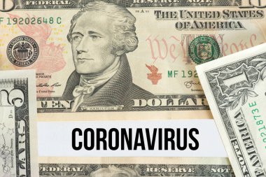 Amerika 'da dolar banknotları ve corona virüsü