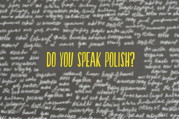 Language school and question Do you speak Polish