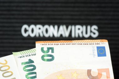 Avrupa 'da Euro banknotları ve Corona Virüsü