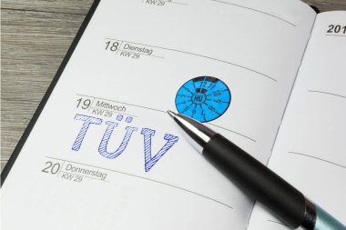 Araç denetimi için bir takvim ve randevu