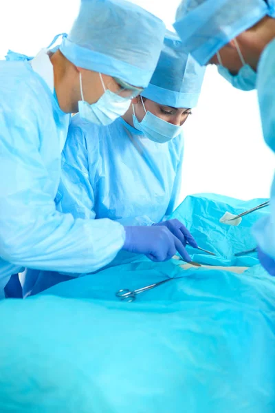 Giovane squadra di chirurgia in sala operatoria — Foto Stock