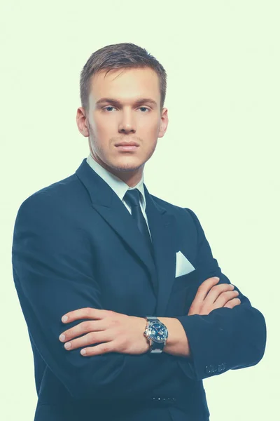 Portret młodego Executive w garniturze — Zdjęcie stockowe