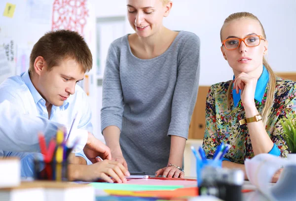 Portrait of attractive female designer in office — Stock Photo, Image