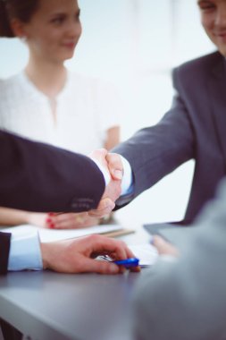 El sallayarak, bir buluşma terbiye iş adamları. İş adamları